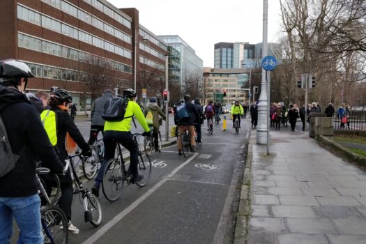 The problem with Grand Canal cycle path traffic lights